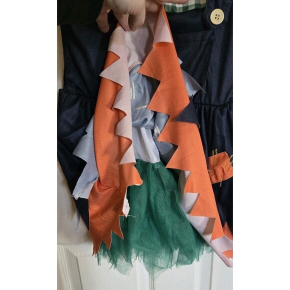 The Wizard of Oz Scarecrow Dress Womens Medium M 6-8 Halloween Costume Stretch - Picture 14 of 16